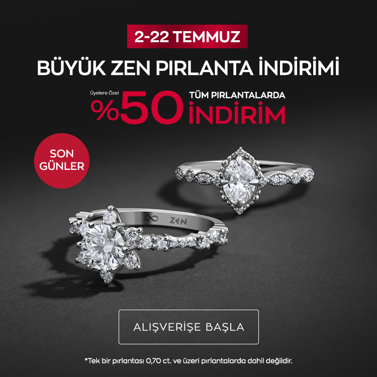 Büyük Zen Pırlanta İndirimi-Son Günler