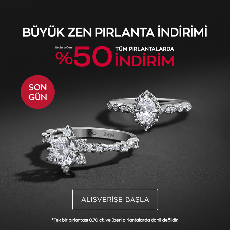 Büyük Zen Pırlanta İndirimi - Son Gün