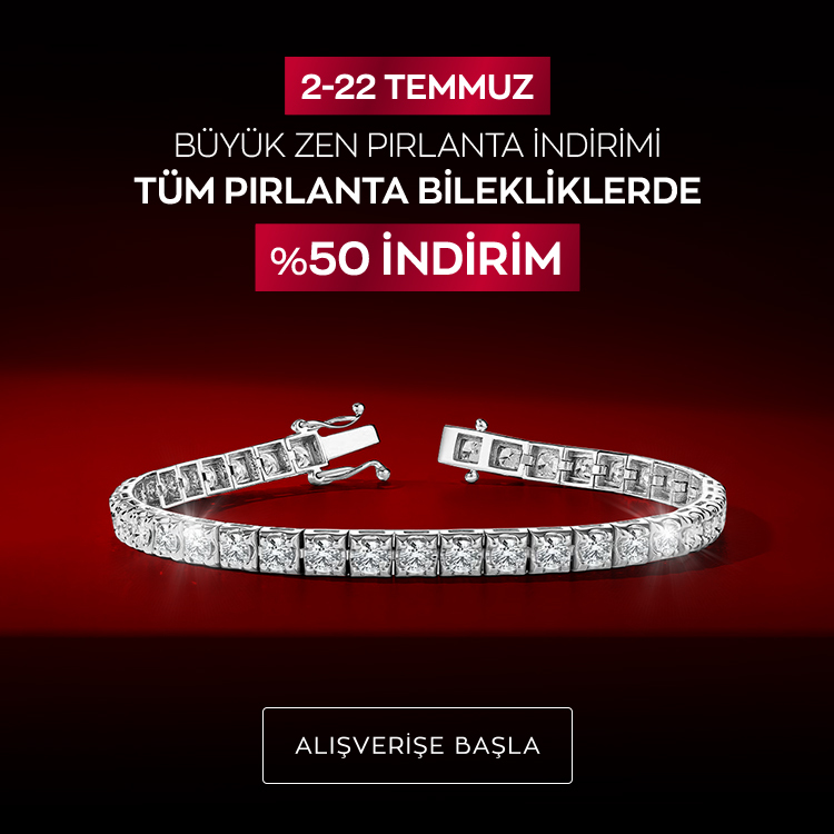 2-22 Temmuz Büyük Zen Pırlanta İndirimi Bileklikler