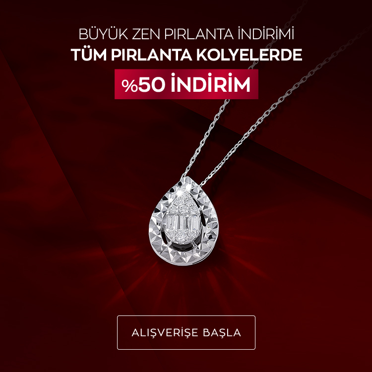 Büyük Zen Pırlanta İndirimi Kolyeler