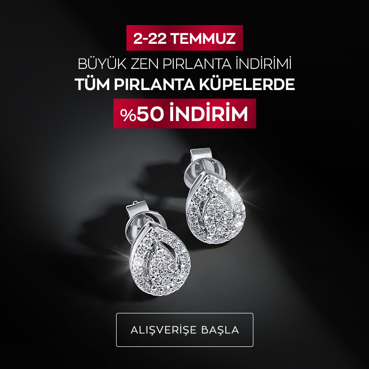 2-22 Temmuz Büyük Zen Pırlanta İndirimi Küpeler