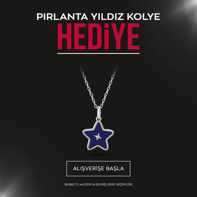 Hediye Yıldız Kolye