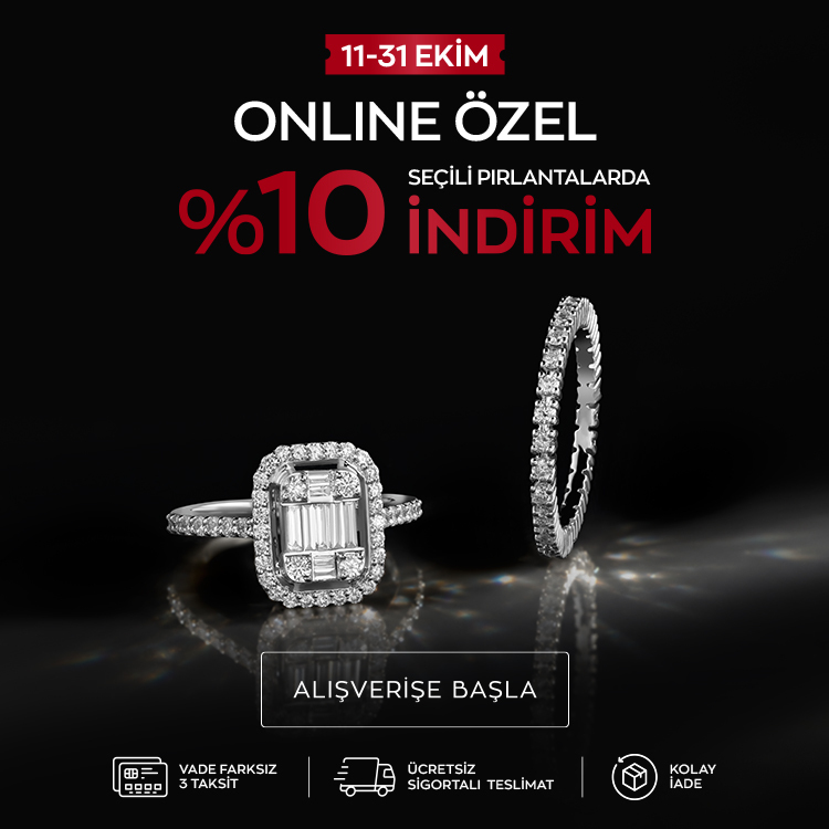 Online Özel %10 İndirim - Ekim