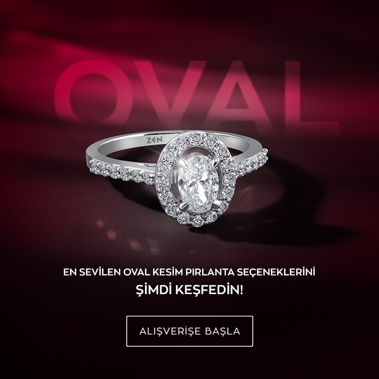 ZEN | Oval Pırlanta Yüzük