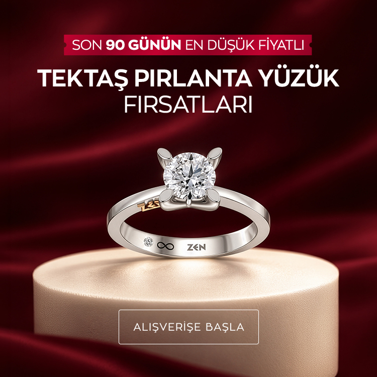 Tektaş Pırlanta Yüzük Fırsatları - Ekim