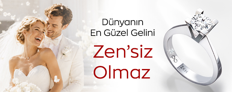 Dünya'nın en güzel gelinine unutulmaz hediyeler Zen Pırlanta'da. Düğün hediyelerini özel fırsatlarla satın almak için sitemizi ziyaret edebilirsiniz.