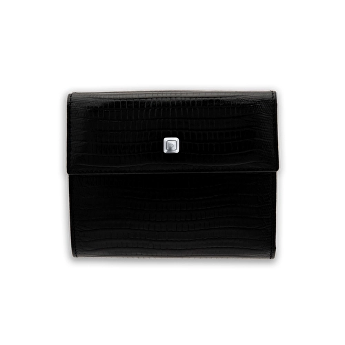 0,02 Karat Pırlantalı Deri Mini Kadın Cüzdanı