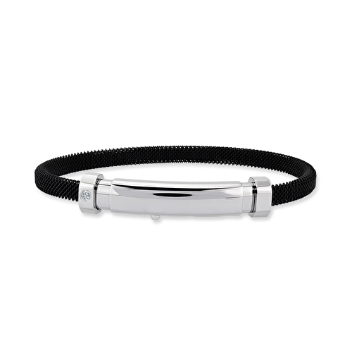 Pırlanta Çelik Erkek Bileklik