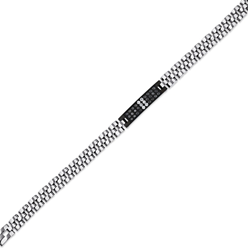 Pırlanta Çelik Erkek Bileklik