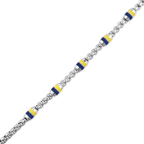 Pırlanta Çelik Erkek Bileklik