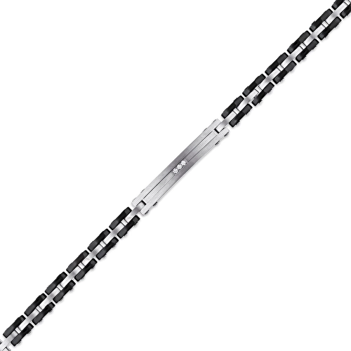 Pırlanta Çelik Erkek Bileklik