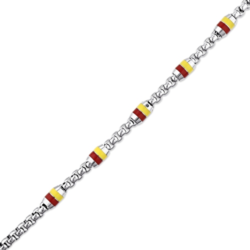 Pırlanta Çelik Erkek Bileklik