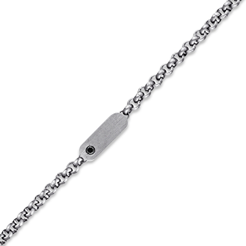 Pırlanta Çelik Erkek Bileklik