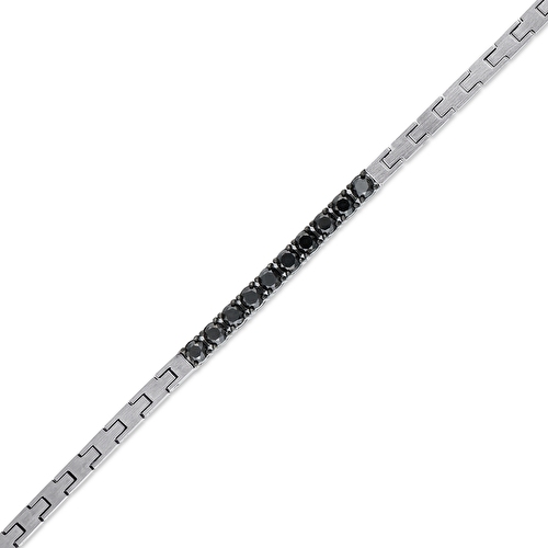 Pırlanta Çelik Erkek Bileklik