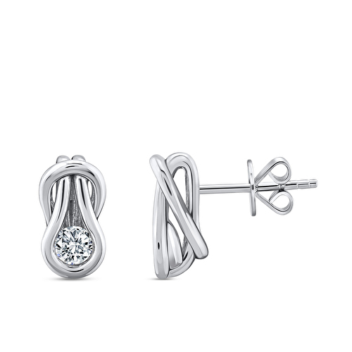 0,46 Karat Forevermark Encordia Koleksiyonu Tektaş Pırlanta Küpe