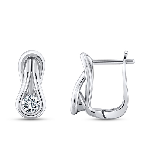 0,46 Karat Forevermark Encordia Koleksiyonu Tektaş Pırlanta Küpe