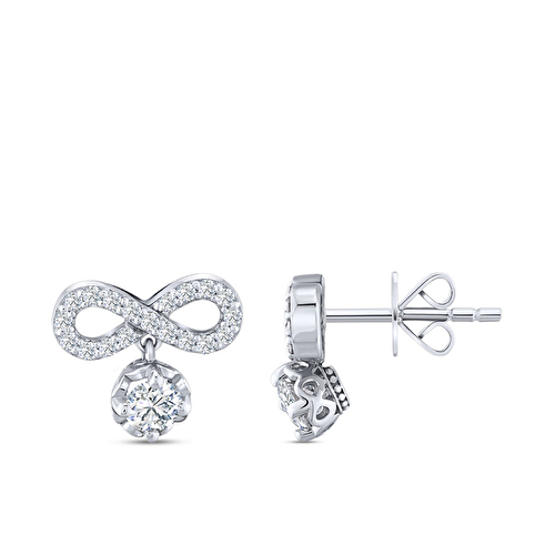 0,62 Karat Forevermark Endlea Koleksiyonu Pırlanta Küpe