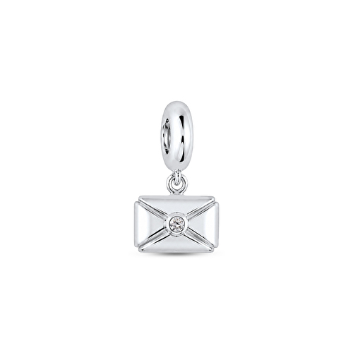 Pırlantalı Gümüş Charm 