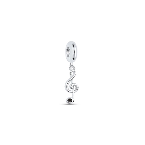 Pırlantalı Gümüş Charm 