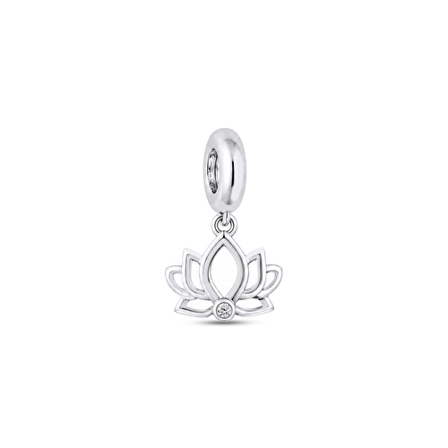 Pırlantalı Gümüş Charm 