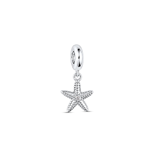 Pırlantalı Gümüş Charm 