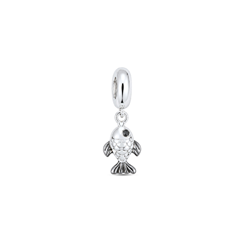 Pırlantalı Gümüş Charm 
