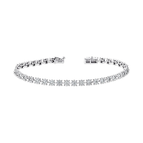 3,00 Karat Pırlanta Su Yolu Bileklik