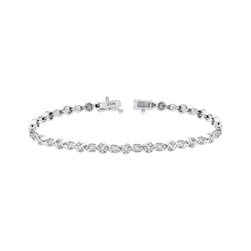 0,30 Karat Pırlanta Su Yolu Bileklik