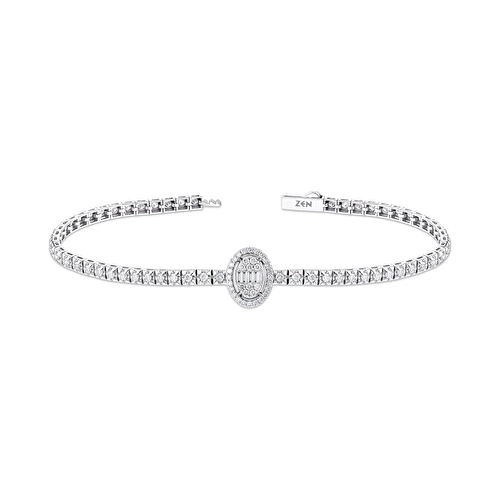 1,20 Karat Pırlanta Su Yolu Bileklik