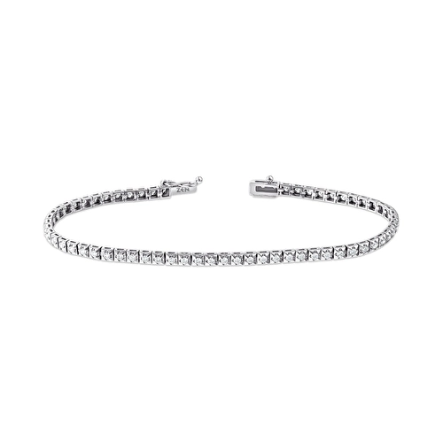 1,00 Karat Pırlanta Su Yolu Bileklik