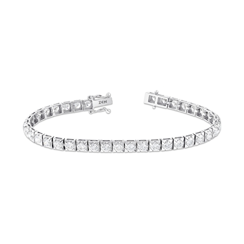 6,00 Karat Pırlanta Su Yolu Bileklik