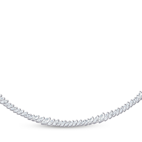 8,79 Karat Markiz Pırlanta Gerdanlık