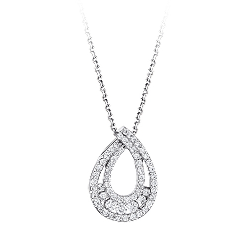 0,40 Karat Tasarım Pırlanta Kolye