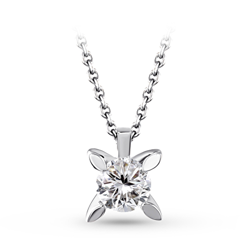 0,20 Karat Hera Tektaş Pırlanta Kolye