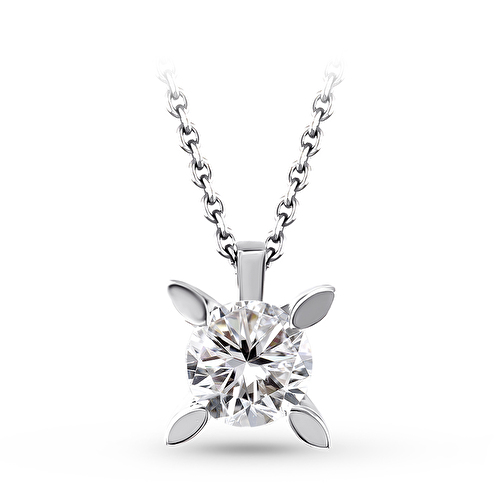 0,30 Karat Hera Tektaş Pırlanta Kolye