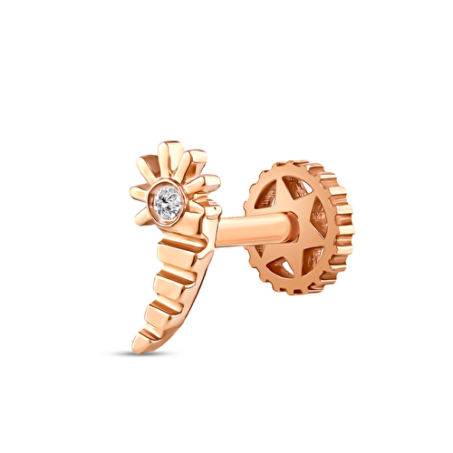 0,01 Karat Pırlanta Nemes Flat Piercing