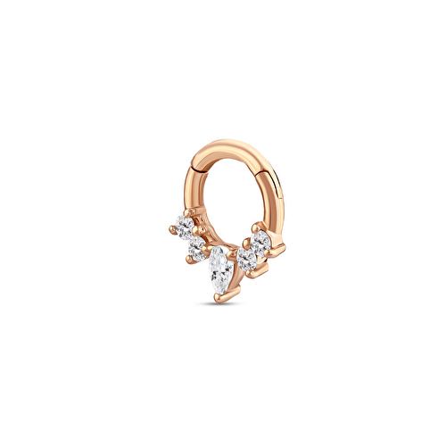 0,12 Karat Pırlanta Whisper Daith Piercing