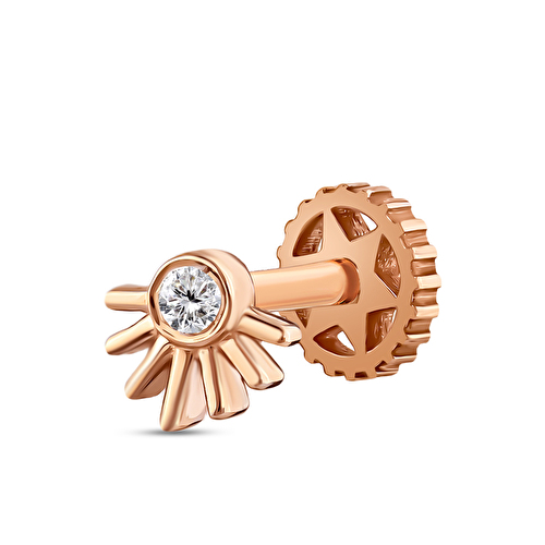 0,02 Karat Pırlanta Elya Tragus Piercing