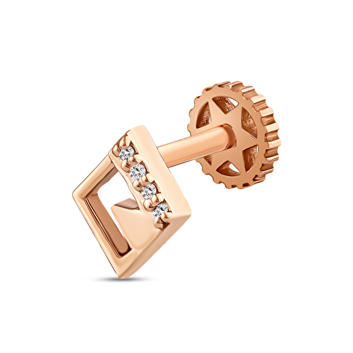 0,01 Karat Pırlanta Love and Unison Tragus Piercing