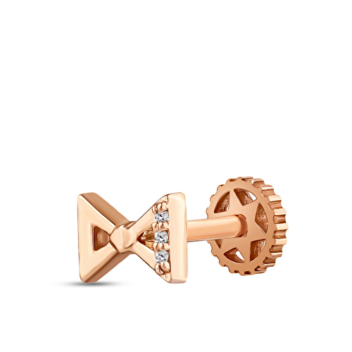 0,01 Karat Pırlanta Saç Bağı Tragus Piercing