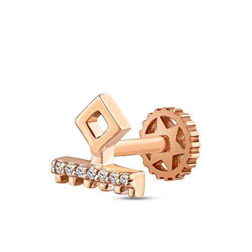 0,02 Karat Pırlanta Eye Tragus Piercing