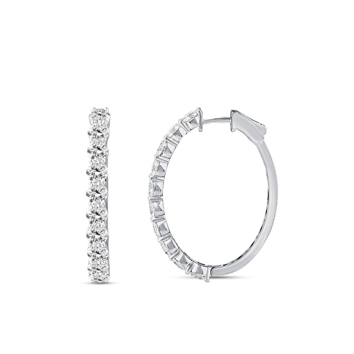 6,10 Karat Pırlanta Küpe