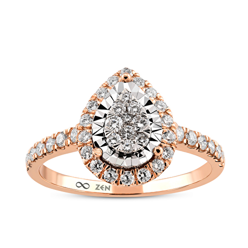 0,42 Karat Tasarım Pırlanta Yüzük