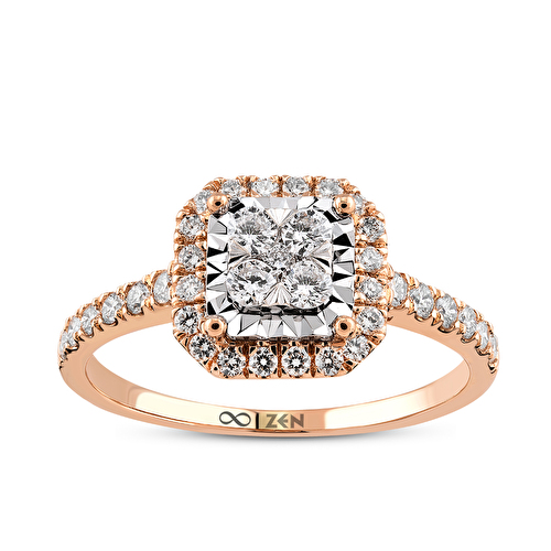 0,44 Karat Tasarım Pırlanta Yüzük