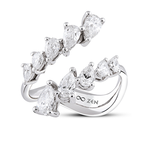 1,24 Karat Damla Pırlanta Yüzük