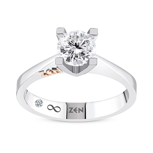 1,00 Karat HRD Sertifikalı Everest Tektaş Pırlanta Yüzük