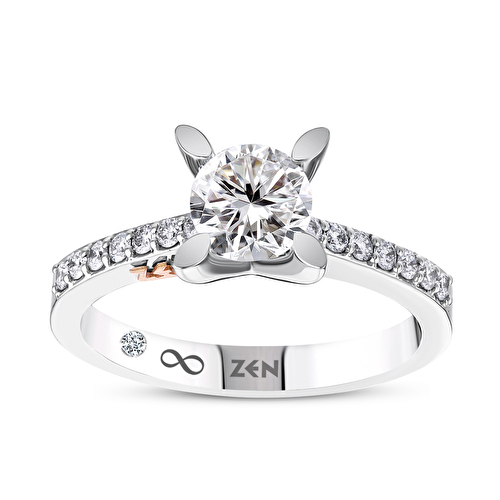 0,99 Karat Işık Yolu Tektaş Pırlanta Yüzük