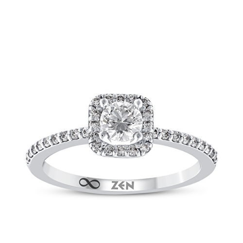 0,50 Karat Tektaş Pırlanta Yüzük