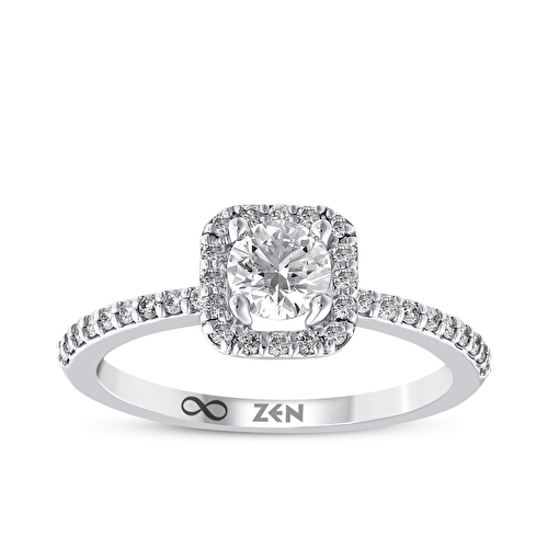 0,61 Karat Tektaş Pırlanta Yüzük