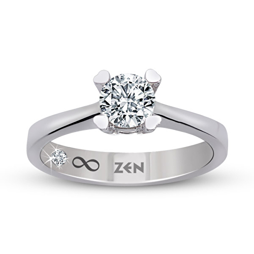 0,30 Karat Tektaş Pırlanta Yüzük